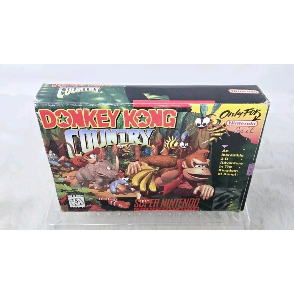 Donkey Kong Country‎ SNES Super Nintendo CIB Complete In Box